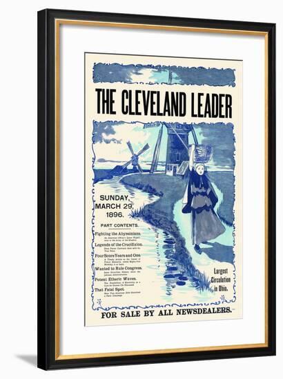 The Cleveland Leader, Sunday March 29, 1896-null-Framed Art Print