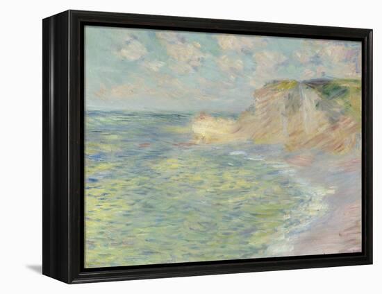 The Cliff Above, 1885-Claude Monet-Framed Premier Image Canvas