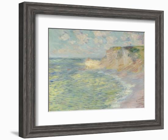 The Cliff Above, 1885-Claude Monet-Framed Giclee Print