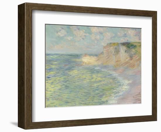 The Cliff Above, 1885-Claude Monet-Framed Giclee Print