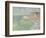 The Cliff Above, 1885-Claude Monet-Framed Giclee Print