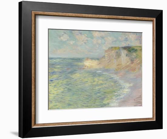 The Cliff Above, 1885-Claude Monet-Framed Giclee Print