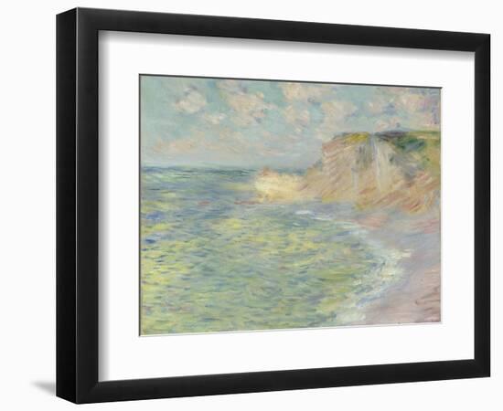 The Cliff Above, 1885-Claude Monet-Framed Giclee Print