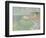 The Cliff Above, 1885-Claude Monet-Framed Giclee Print