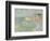 The Cliff Above, 1885-Claude Monet-Framed Giclee Print