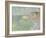 The Cliff Above, 1885-Claude Monet-Framed Giclee Print