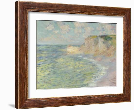 The Cliff Above, 1885-Claude Monet-Framed Giclee Print