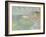 The Cliff Above, 1885-Claude Monet-Framed Giclee Print