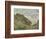 The Cliff at Pourville-Claude Monet-Framed Giclee Print