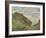 The Cliff at Pourville-Claude Monet-Framed Giclee Print