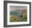 The Cliff at Varengeville, c.1882-Claude Monet-Framed Art Print