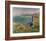 The Cliff at Varengeville, c.1882-Claude Monet-Framed Art Print