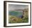 The Cliff at Varengeville, c.1882-Claude Monet-Framed Art Print