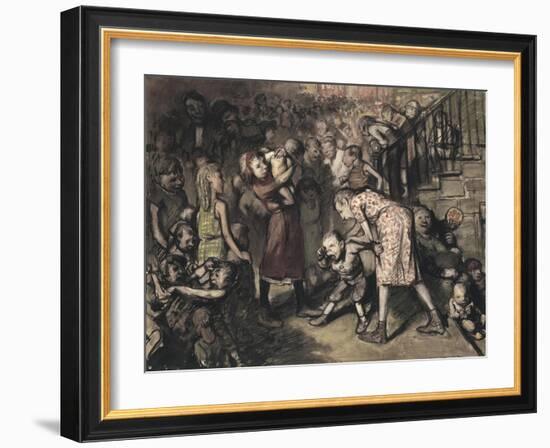 The Cliff Dwellers, 1913-George Wesley Bellows-Framed Giclee Print