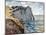 The Cliff of Aval, Etretat, 1885-Claude Monet-Mounted Premium Giclee Print