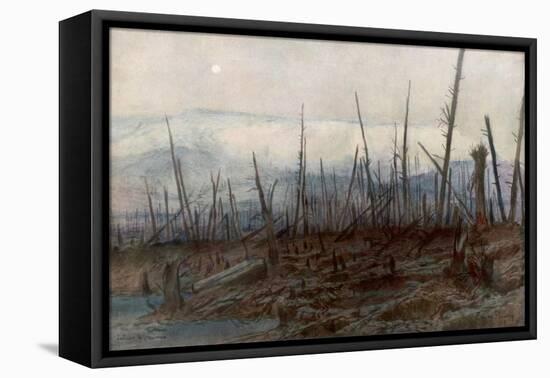 The Cliff of Craonne, C1917-Francois Flameng-Framed Premier Image Canvas