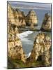 The cliffs and sea stacks of Ponta da Piedade, Algarve, Portugal.-Martin Zwick-Mounted Photographic Print