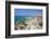 The cliffs frame the turquoise sea and the sandy beach of Licata, Province of Agrigento, Sicily, It-Roberto Moiola-Framed Photographic Print