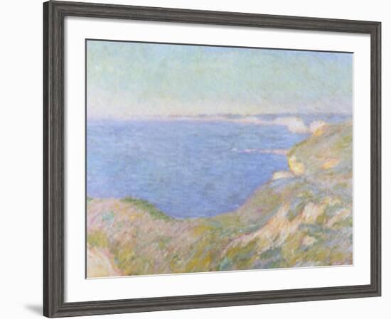 The Cliffs near Dieppe, c.1897-Claude Monet-Framed Art Print