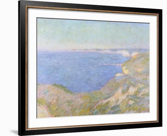 The Cliffs near Dieppe, c.1897-Claude Monet-Framed Art Print