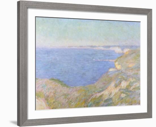 The Cliffs near Dieppe, c.1897-Claude Monet-Framed Art Print