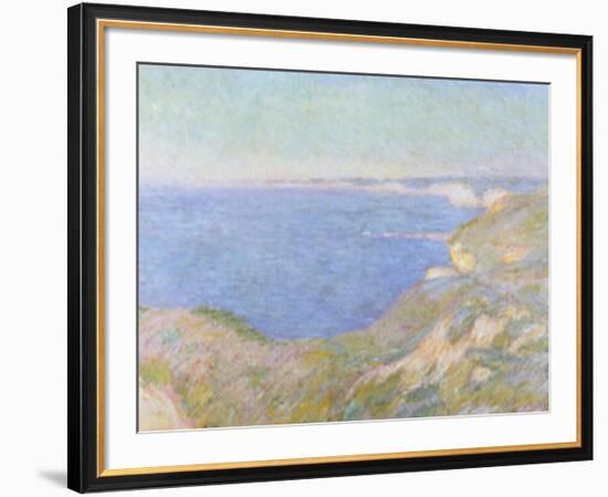 The Cliffs near Dieppe, c.1897-Claude Monet-Framed Art Print