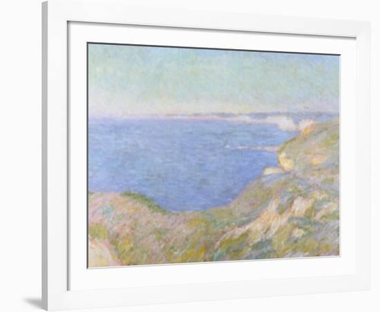 The Cliffs near Dieppe, c.1897-Claude Monet-Framed Art Print