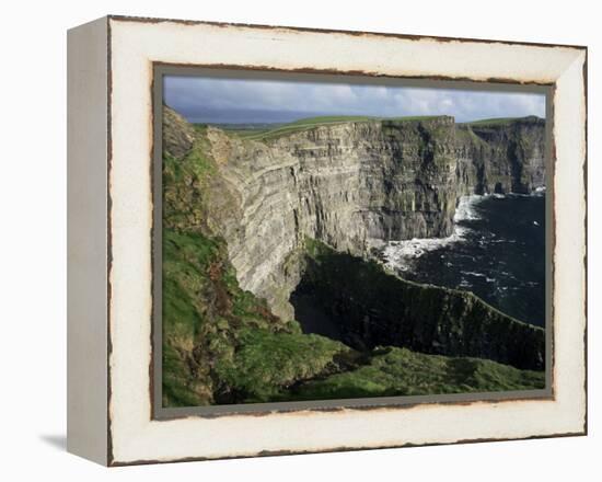 The Cliffs of Moher, Looking Towards Hag's Head from O'Brian's Tower, County Clare, Eire-Gavin Hellier-Framed Premier Image Canvas