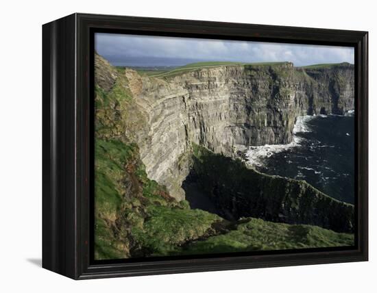 The Cliffs of Moher, Looking Towards Hag's Head from O'Brian's Tower, County Clare, Eire-Gavin Hellier-Framed Premier Image Canvas