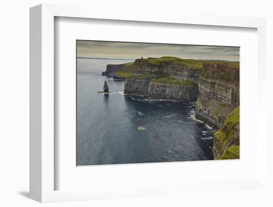 The Cliffs of Moher, near Lahinch, County Clare, Munster, Republic of Ireland, Europe-Nigel Hicks-Framed Photographic Print