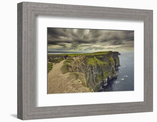 The Cliffs of Moher, near Lahinch, County Clare, Munster, Republic of Ireland, Europe-Nigel Hicks-Framed Photographic Print