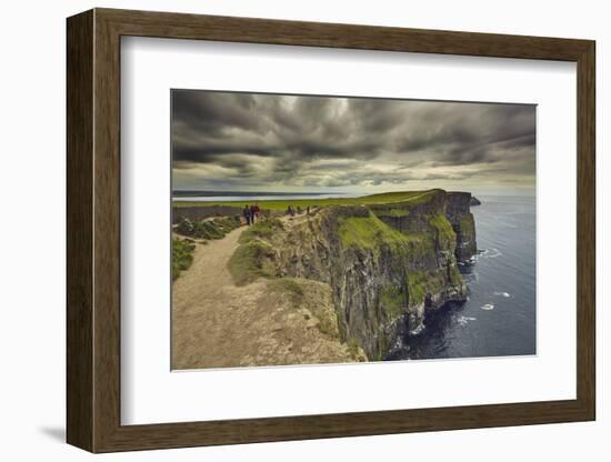 The Cliffs of Moher, near Lahinch, County Clare, Munster, Republic of Ireland, Europe-Nigel Hicks-Framed Photographic Print