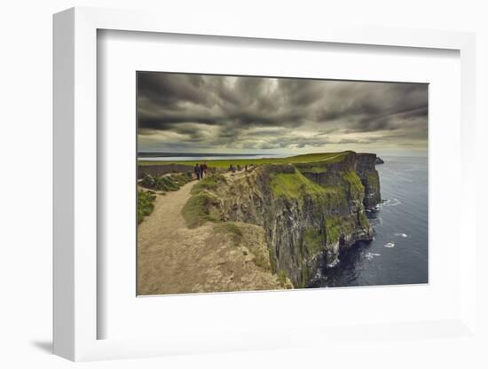 The Cliffs of Moher, near Lahinch, County Clare, Munster, Republic of Ireland, Europe-Nigel Hicks-Framed Photographic Print