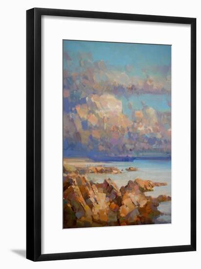 The Cliffs-Vahe Yeremyan-Framed Art Print