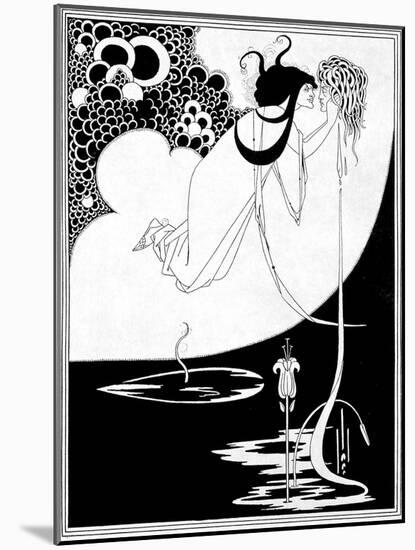 The Climax, Illustration from "Salome" by Oscar Wilde, 1893-Aubrey Beardsley-Mounted Giclee Print