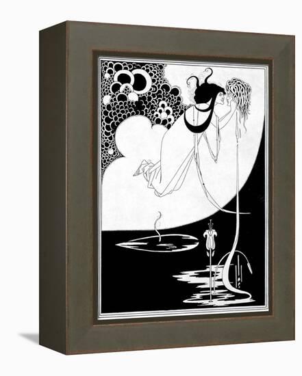 The Climax, Illustration from "Salome" by Oscar Wilde, 1893-Aubrey Beardsley-Framed Premier Image Canvas