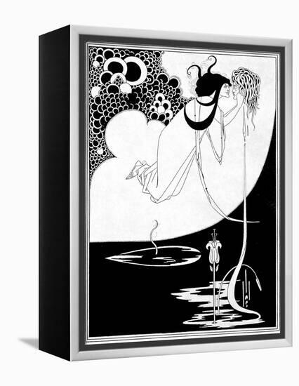 The Climax, Illustration from "Salome" by Oscar Wilde, 1893-Aubrey Beardsley-Framed Premier Image Canvas