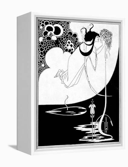 The Climax, Illustration from "Salome" by Oscar Wilde, 1893-Aubrey Beardsley-Framed Premier Image Canvas