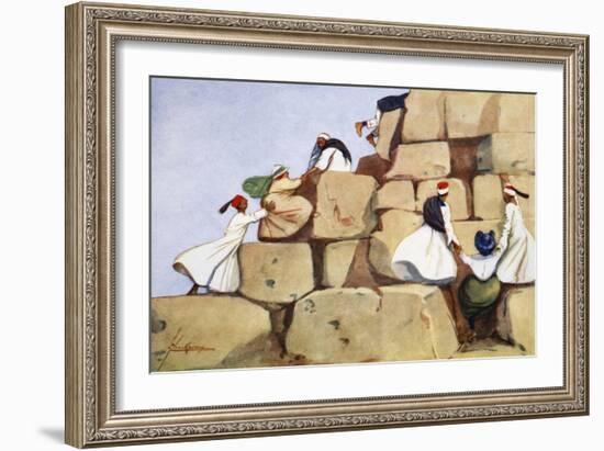 The Climbers', 1908-Lance Thackeray-Framed Giclee Print