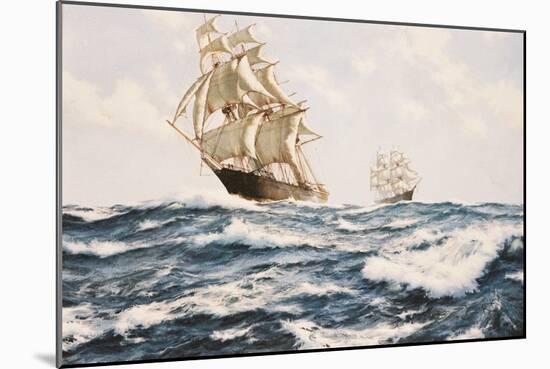 The Clipper 'Fychow' in company-James Brereton-Mounted Giclee Print