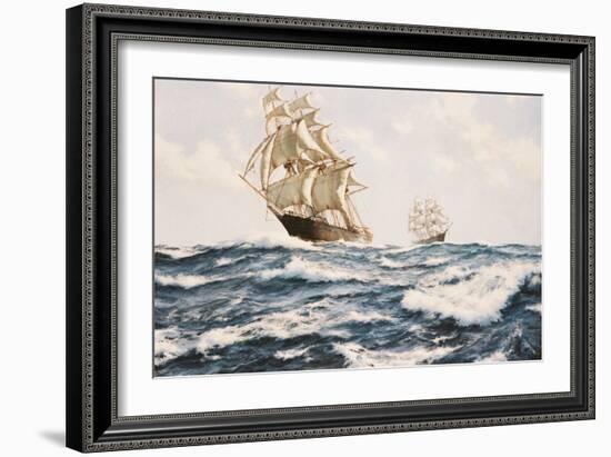 The Clipper 'Fychow' in company-James Brereton-Framed Giclee Print