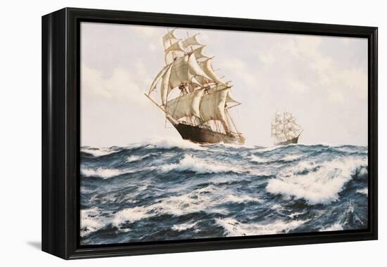 The Clipper 'Fychow' in company-James Brereton-Framed Premier Image Canvas