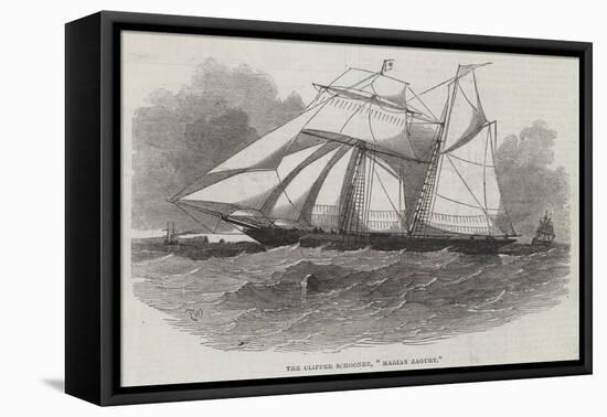 The Clipper Schooner, Marin Zagury-Edwin Weedon-Framed Premier Image Canvas