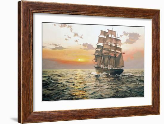 The Clipper 'Wylo'-James Brereton-Framed Giclee Print