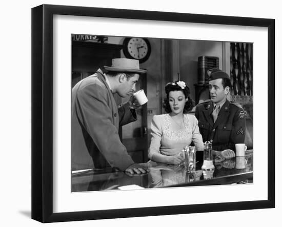 The Clock, Keenan Wynn, Judy Garland, Robert Walker, 1945-null-Framed Photo