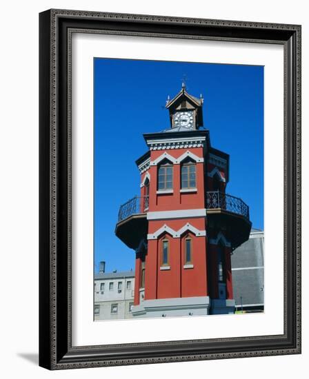 The Clock Tower, Victoria & Albert Waterfront, Cape Town, South Africa-Fraser Hall-Framed Photographic Print