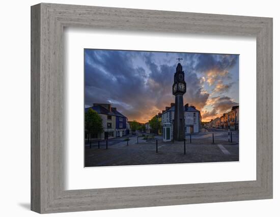 The Clock, Westport, County Mayo, Connacht, Republic of Ireland, Europe-Carsten Krieger-Framed Photographic Print