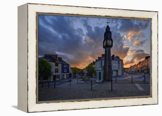 The Clock, Westport, County Mayo, Connacht, Republic of Ireland, Europe-Carsten Krieger-Framed Premier Image Canvas