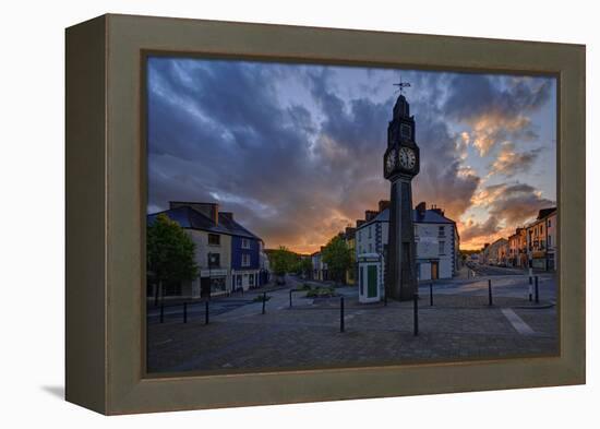 The Clock, Westport, County Mayo, Connacht, Republic of Ireland, Europe-Carsten Krieger-Framed Premier Image Canvas