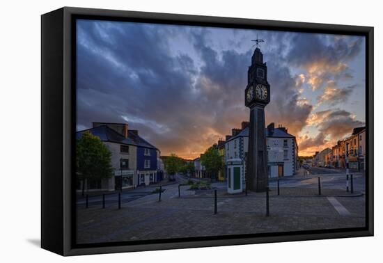 The Clock, Westport, County Mayo, Connacht, Republic of Ireland, Europe-Carsten Krieger-Framed Premier Image Canvas